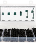 6 Types Rubber Brake Bleeder Cap Set 150 Pcs Caliper Cap Grease Fitting Cap Zerk Dust Cover Assortment For Cars And Motorcycles