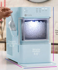 Portable Countertop Nugget Ice Maker Delivers Sick Chill Levels With Legit Chewable Snow Ice Ready Fast, compact design and scoop