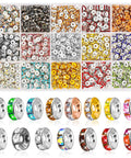 Crystal Rondelle Spacer Beads Kit 1200 Pieces In 6mm 15 Bright Colors For DIY Jewelry Making Totally Perfect For Bracelets Necklaces Earrings And Beadable Pens
