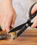 Heavy Duty Kitchen Scissors With Titanium Coated Blades Micro Serrated And Detachable Blades All Purpose Kitchen Shears For Food Prep Cuts Through Chicken Bones And Thick Veggies Like A Boss Built For Easy Power And Precision, cutting shrimp