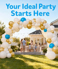 Obear 109 Pc Invisible Clear Matte Balloon Arch Kit With Heavy Duty Clamps For Wedding Birthday Decor Backdrop Party Supplies Not Included, balloon arch display