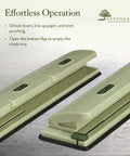 Effortless operation of Circa 1 2 3 Portable Discbound Hole Punch Ultra Lightweight Mini Paper Puncher for disc notebooks