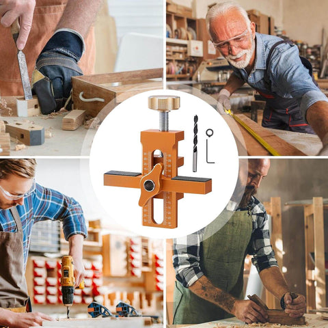 Effortless Cabinet Door Installation Positioner with adjustable clamp system and premium aluminum alloy build for precise alignment.