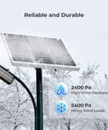 50 Watt Monocrystalline Solar Panel Delivers 22 Percent High Efficiency Straight To Your Setup Featuring Heavy Duty Bypass Diodes in snow.