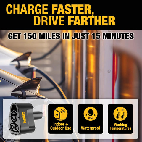 Ride Green Everywhere With This Game Changing Ccs1 To Nacs Dc Fast Charging Adapter For Tesla Models Featuring 350 Amp Power Delivery And No Sweat Plug And Play Across North America, showcasing fast charging features.