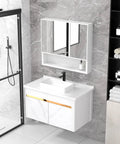 Rectangular Vessel Sink For Bathroom Dope White Ceramic Above Counter Vanity Basin 24 By 14 Inches With Modern European Inspired Style