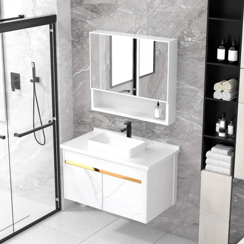Rectangular Vessel Sink For Bathroom Dope White Ceramic Above Counter Vanity Basin 24 By 14 Inches With Modern European Inspired Style