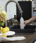 Convenient OMNIFilter Mail Home Water Test Kit Sends Samples To Pro Labs For Dope Results Without Guesswork So You Can Finally Hit Top Shelf Drinking Water Quality Daily being filled with tap water.