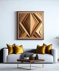 Self Adhesive Wall Molding Strips 9.8 Feet Long Flexible Pvc Border Weekend Warrior Approved displayed in a modern living room.
