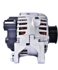 Side view of OE Replacement Alternator For Hyundai Genesis Coupe 2010 2011 2012 2.0L With Pulley 373002C110 11A1085 Direct Fit
