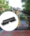 4 Pack 5 Inch Barrel Gate Hinges Heavy Duty Weld On For Fence Swing Doors And Trailer Ramp Doors 450 Lbs Capacity Black Power Coated