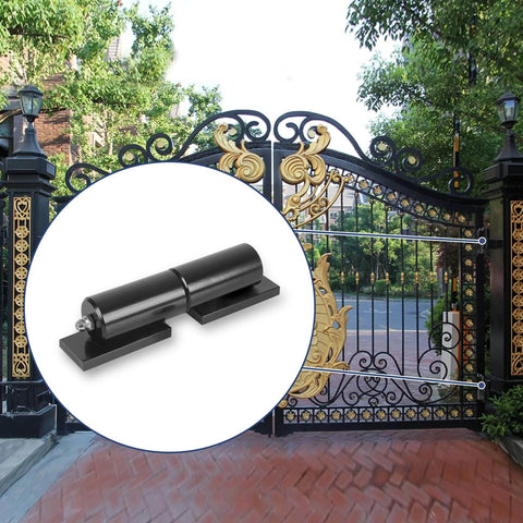 4 Pack 5 Inch Barrel Gate Hinges Heavy Duty Weld On For Fence Swing Doors And Trailer Ramp Doors 450 Lbs Capacity Black Power Coated