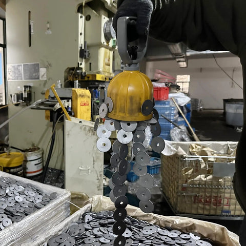 Heavy Duty Magnetic Bulk Parts Lifter With Quick Release Pick Up Tool For Nails, Screws, Nuts And Small Metal Objects, Powerful Material Handling Magnet For Easy Bulk Parts Transfer And Retrieval lifting metal discs in workshop