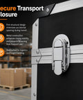 Secure metal hasp clamp on tool chest showcasing 5pc Heavy Duty Duckbill Toggle Latches Secure Metal Hasp Clamps For Tool Chests And Storage Cases Locking Mechanism That Won T Shake Loose During Transport Freight Or Shipping.