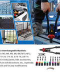 Professional Rivet Nut Tool Kit With 110 Pc Assortment And Carbon Steel Arm, Includes 11 Interchangeable Mandrels For Quick Setup, Heavy Duty Hand Setter For Tough Jobs And Auto Repair Projects Today used on metal frames and panels
