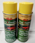2 Cans Yellow Spray Paint For Farm Equipment Like Tractors Baler Hay Rakes And Implements OEM Color Match Premium Finish
