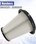 Heavy Duty Cotton HEPA Dust Extractor Filter For Wet And Dry Industrial Vacuums, Compatible With Pullman Ermator S26 S13 S36 F26