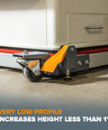 Heavy duty mobile base for power tools with swivel caster