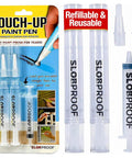 Packaging and individual Refillable Touch Up Paint Pen For Walls And Furniture, Mess Free DIY Tool With Precise Color Match Pack Of 2
