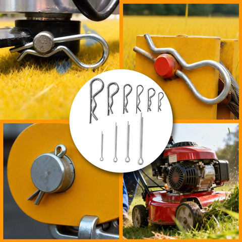 Ready To Roll All In One Heavy Duty Hitch Pins Kit With PTO And Cotter Pins for trailers tractors trucks farm lawn gear