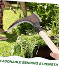 Portable Gardening Weeding Tool Sickle For Efficient Weeding And Harvesting In Gardens Farms And Lawns Lightweight Grab And Go Manganese Manual Sickle With Comfortable Handle showing bending strength in garden