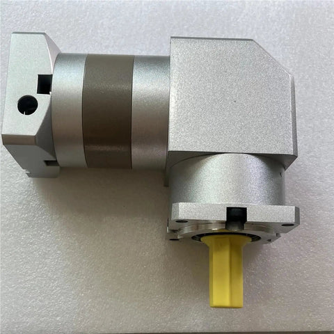 Heavy Duty Slick 90mm Planetary Speed Reducer Gearbox With 40 To 1 Ratio view from above showing its robust design for Nema34 motors.