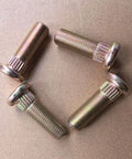 Premium 4 Pack Of Heavy Duty 1/2-20 Wheel Lug Studs With Knurl Fit Hydro Gear 44431 And Axle Hub Parts Perfect For Zonal Mowers And Lawn Tractors To Upgrade Your Ride Right Now. four steel wheel studs
