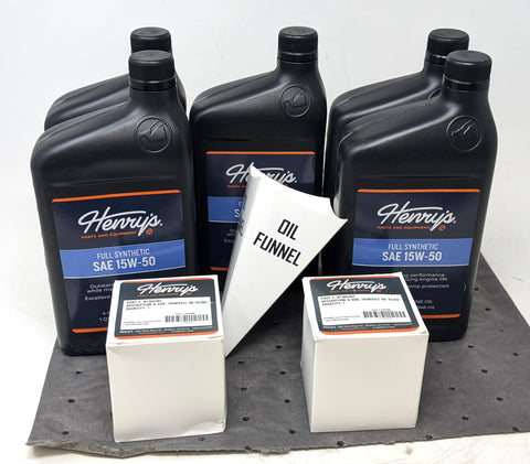 Transaxle 5 Quart Hydro Change Kit With 2 Filters Replaces Hydro Gear 72750 For ZT 2800 Through ZT 3800 Transaxles Compatible With Hydro Gear 52114 Pro Grade 15W50 Full Synthetic Oil Includes Oil Absorbent Pad And Oil Funnel