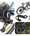 Heavy Duty Derailleur Hanger Replacement 2 Pack for MTB and Road Bikes Aluminum Alloy Frame with Mounting Screws