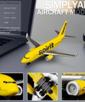 Spirit 1 To 400 Scale Airplane Model Kit For Collectors And Display With Alloy Body And Plastic Base, 5.6 Inches Length