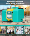 9 Gallon Portable Eye Wash Station OSHA Approved Wall Mounted Emergency Eye Wash With Dual Spray ANSI Certified First Aid