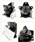 Top Tier Engine And Transmission Motor Mount Set Of Two Quick Bolt On Swap Replaces Oe 84175582 And 84175583 close-up images showing heavy duty rubber construction and mounting details.