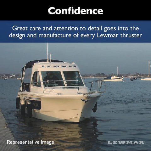 Easy To Use Pro Grade Single Boat Joystick Thruster Control With Ergonomic Tactile Pad Sealed Membrane Switch Panel Multi Function LED Display And 12 24 Volt Dual Voltage Marine System Ready on a Lewmar boat