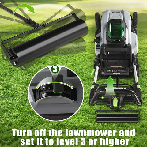 Heavy Duty Lawn Striping Kit With Easy Fill Water Port And Steel Roller For Walk Behind Mowers Compatible With LM2100 Series kit installation