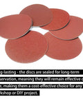 30 Pack 8 Inch Self Adhesive Sanding Discs Set Grit 80 100 120 180 240 400 For Drywall Floors Woodworking And Metal Projects