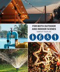 Outdoor Remote Control Outlet Switch With Three Heavy Duty Grounded Outlets, Weatherproof for lights and fountains