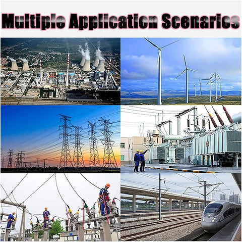 Multiple application scenarios for High Voltage Insulated Rescue Hook For Electrocution Safety Two Meter Long Heavy Duty Pole.