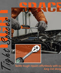 Mechanic using Three Eighths Inch Digital Torque Wrench With LED Flash And Buzzer Alerts, Two Percent Accuracy on car engine