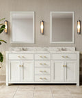Bathroom vanity with 10 Pack Brushed Satin Silver And Gold T Bar Cabinet Pulls Slick 3 Inch Zinc Alloy Drawer Handles