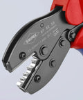 Close-up of PreciForce Non Insulated Crimping Pliers For AWG 20 To 7 And 0.5 To 10 Mm2 Terminals Tubes And Lugs tool head