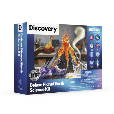 Box of Planet Earth Science Kit For Kids With 65 Hands On Experiments And DIY Activities From Volcanoes And Tornadoes To Fossils