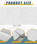Heavy Duty White Polyester Roof Reinforcement Fabric 40X81 Ft Elastomeric Coating Base, 24m x 1m size details on repair mesh.