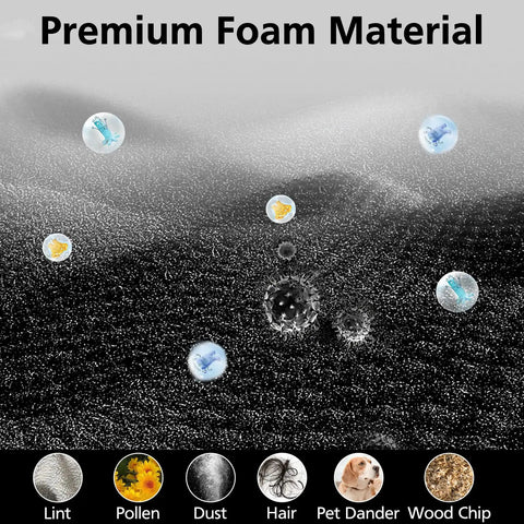 Six Pack CH701 Vacuum Filter Replacement For Cyclone PET Handheld Vacuums Easy Fit And Strong Suction Works With CH700 CH701 CH701C CH700WM Keeps Pet Hair And Dust Pickup Sharp Like A Boss Long Lasting Clean Power. Premium foam filter material for lint, pollen, dust, hair, pet dander, wood chip