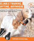 Long Contact Points Replacement Probes Five Eighths Inch For E Collar Training with dog in field