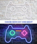 Led Dimmable Neon Sign In Dope Gamepad Controller Shape for wall decor day and night view, USB powered, 15x10 inch
