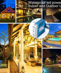Rock Solid Din Rail Mount Industrial Power Supply 5V 3A 20W DC Transformer UL Certified on display in indoor outdoor settings.