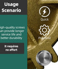 Image showing Metric Flange Bolt Kit 830pc Stainless Steel 304 M6 M8 M10 Flanged bolts highlighting usage scenario benefits.