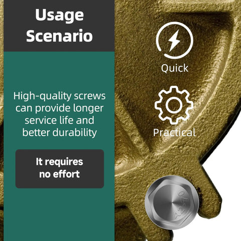 Image showing Metric Flange Bolt Kit 830pc Stainless Steel 304 M6 M8 M10 Flanged bolts highlighting usage scenario benefits.