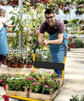 Heavy Duty Folding Hand Truck Dolly With Wheels 330 Lb Capacity No Sweat Easy Move Trolley For Home Warehouse And Office Portable Telescoping Handle For Quick Transport, garden nursery use