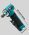 Tough As Nails 12V Cordless Right Angle Die Grinder Kit featuring a compact design with 29.1cm length for tight spot access.